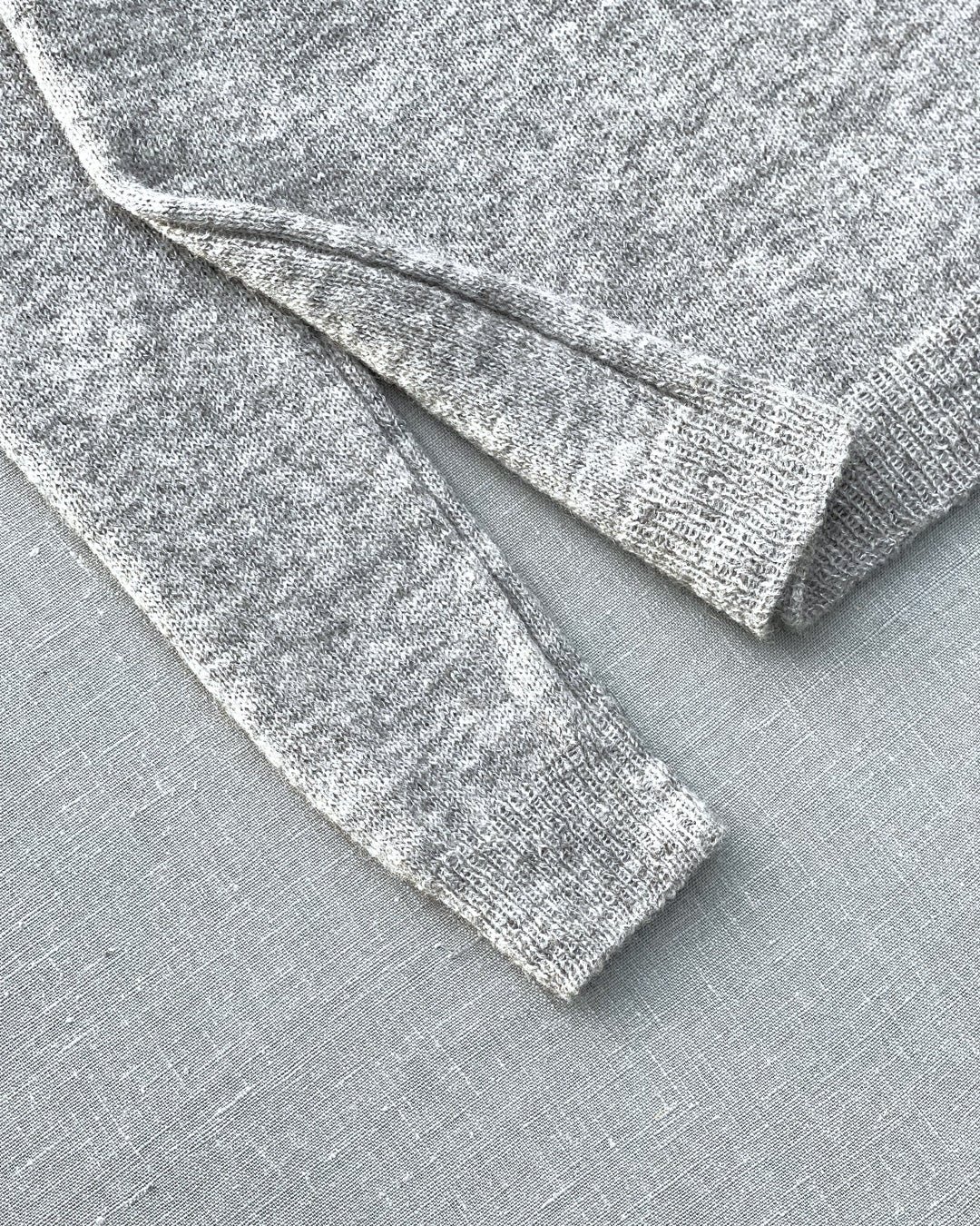 ARGUE - ARGUE FINE LAMB‘S WOOL T-SHIRT HOLE KNIT argue FINE LAMB'S WOOL T-SHIRT HOLE KNIT